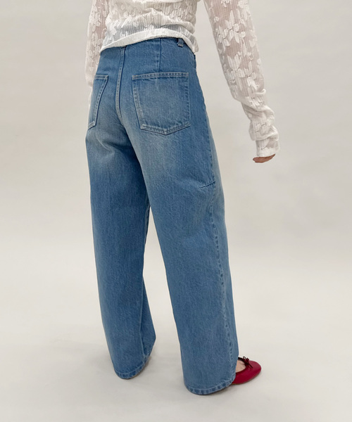 EDIT. FOR LULU(エディットフォールル)の「curve denim(デニムパンツ・レディース・ブルー・36/38)」の15枚目の写真