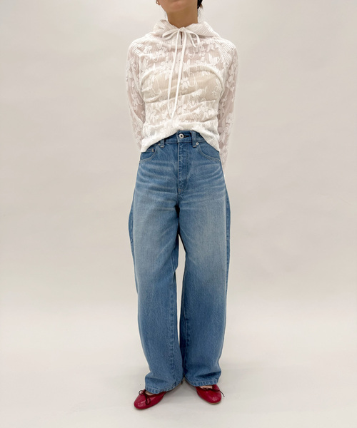 EDIT. FOR LULU(エディットフォールル)の「curve denim(デニムパンツ・レディース・ブルー・36/38)」の18枚目の写真