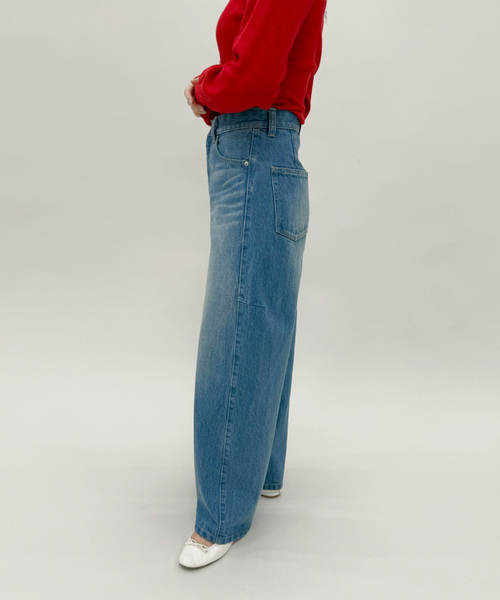 EDIT. FOR LULU(エディットフォールル)の「curve denim(デニムパンツ・レディース・ブルー・36/38)」の22枚目の写真