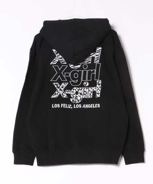 ムラサキスポーツ限定】X-GIRL/エックスガール ジップアップ パーカー