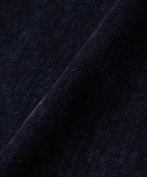 NANO universe（ナノユニバース）の「フロッキーデニム スポーツジャケット（ブルゾン・メンズ・ブラウン/ネイビー・L/M）」の22枚目の写真