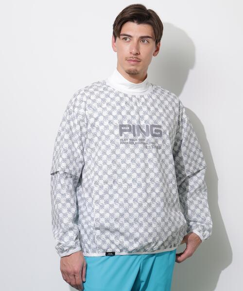 セール】【PING APPAREL】ストレッチリップストップ2WAYブルゾン