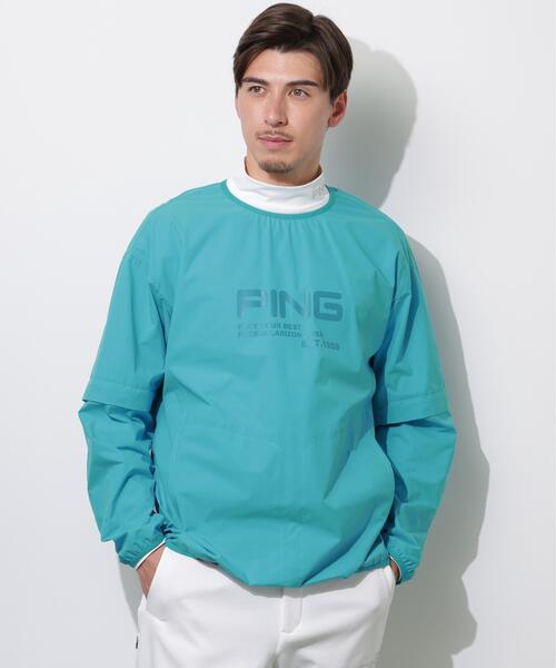 値下げ❕【新品/未着用】PING ピン ２層ボンデイングブルゾン 紺 セール】PING｜ピンのブルゾン（ブルー・ネイビー/青色系・バック