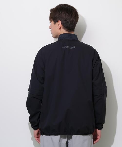 PING(ピン)の「【PING APPAREL】ストレッチリップストップ2WAYブルゾン <PERFORMANCE> (MENS)(ブルゾン・メンズ・ブルー系その他/ホワイト/ホワイト系その他/ブラック系その他/ブラック・LL/LL1/M/L/S)」の9枚目の写真