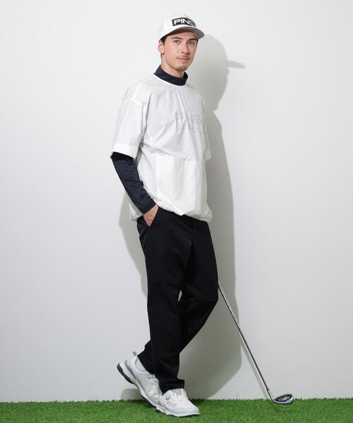 セール】【PING APPAREL】ストレッチリップストップ2WAYブルゾン