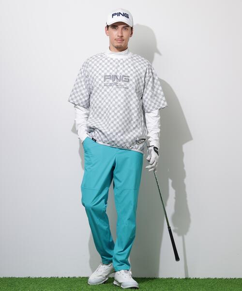 セール】【PING APPAREL】ストレッチリップストップ2WAYブルゾン