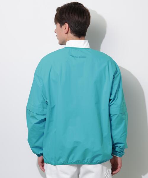セール】【PING APPAREL】ストレッチリップストップ2WAYブルゾン