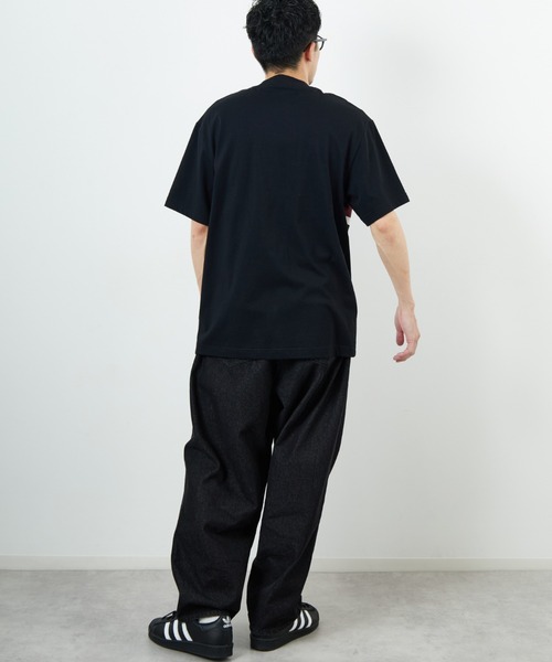 FRED PERRY（フレッドペリー）の「[FRED PERRY/フレッドペリー] ブランドロゴ刺繍 パネルTシャツ（Tシャツ/カットソー・レディース・ブラック/キナリ・S/M/L）」の11枚目の写真