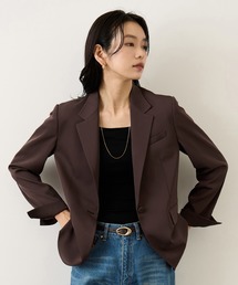 ROPE' | ウエストシェイプ ベルテッドシングルジャケット/セットアップ対応(テーラードジャケット)