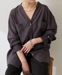 COLLAGE GALLARDAGALANTE | ヴィンテージライクシアーシャツ/WEB限定カラー展開(シャツ/ブラウス)