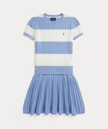 POLO RALPH LAUREN CHILDRENSWEAR（ポロ ラルフ ローレン チルドレンズウェア）の「ミニ ケーブル コットン セーター & スカート（その他トップス）」