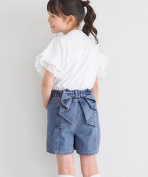 coca（coca） | キッズ　デニムバックリボンショートパンツ(デニムパンツ)
