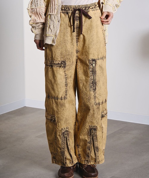 ROSE BUD(ローズバッド)の「(CREOLME)MILITARY WIDE LEG PANTS(その他パンツ・レディース・カーキ/ベージュ・M/S)」の2枚目の写真