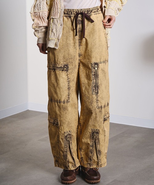 ROSE BUD(ローズバッド)の「(CREOLME)MILITARY WIDE LEG PANTS(その他パンツ・レディース・カーキ/ベージュ・M/S)」の3枚目の写真