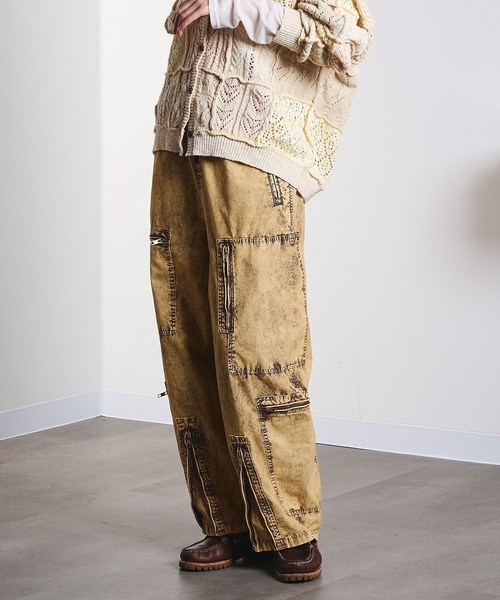 ROSE BUD(ローズバッド)の「(CREOLME)MILITARY WIDE LEG PANTS(その他パンツ・レディース・カーキ/ベージュ・M/S)」の4枚目の写真
