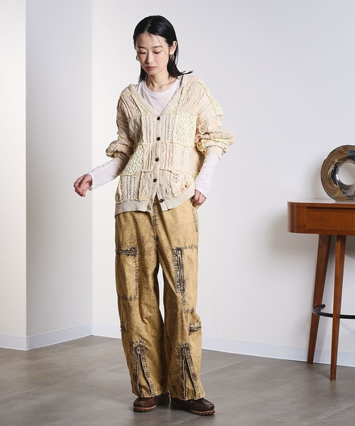 ROSE BUD(ローズバッド)の「(CREOLME)MILITARY WIDE LEG PANTS(その他パンツ・レディース・カーキ/ベージュ・M/S)」の6枚目の写真