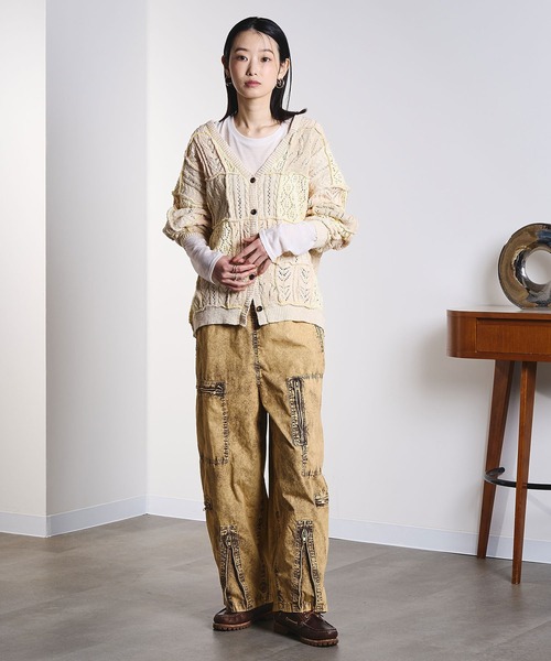 ROSE BUD(ローズバッド)の「(CREOLME)MILITARY WIDE LEG PANTS(その他パンツ・レディース・カーキ/ベージュ・M/S)」の7枚目の写真