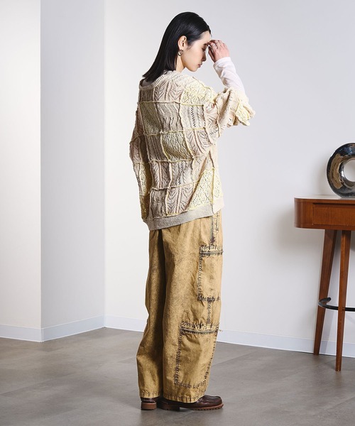ROSE BUD(ローズバッド)の「(CREOLME)MILITARY WIDE LEG PANTS(その他パンツ・レディース・カーキ/ベージュ・M/S)」の9枚目の写真