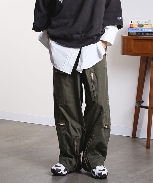 ROSE BUD(ローズバッド)の「(CREOLME)MILITARY WIDE LEG PANTS(その他パンツ・レディース・カーキ/ベージュ・M/S)」の14枚目の写真