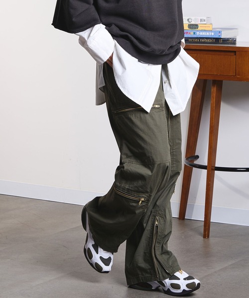 ROSE BUD(ローズバッド)の「(CREOLME)MILITARY WIDE LEG PANTS(その他パンツ・レディース・カーキ/ベージュ・M/S)」の15枚目の写真