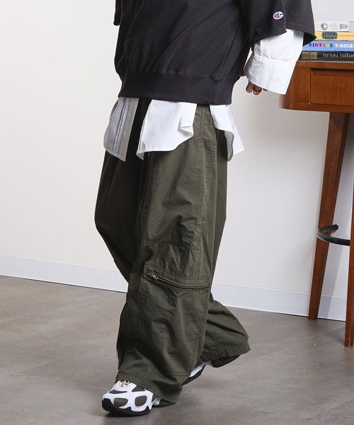 ROSE BUD(ローズバッド)の「(CREOLME)MILITARY WIDE LEG PANTS(その他パンツ・レディース・カーキ/ベージュ・M/S)」の16枚目の写真