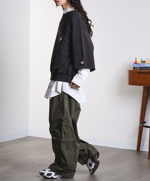 ROSE BUD(ローズバッド)の「(CREOLME)MILITARY WIDE LEG PANTS(その他パンツ・レディース・カーキ/ベージュ・M/S)」の19枚目の写真