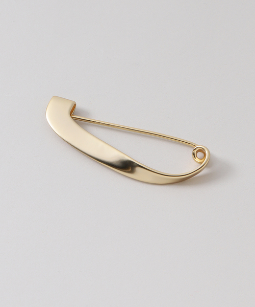 plage（プラージュ）の「JAMIRAY / ジャミレイ MODERN CURVE PIN ブローチ（その他小物・レディース・ゴールド・FREE）」の5枚目の写真