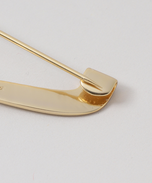 plage（プラージュ）の「JAMIRAY / ジャミレイ MODERN CURVE PIN ブローチ（その他小物・レディース・ゴールド・FREE）」の8枚目の写真