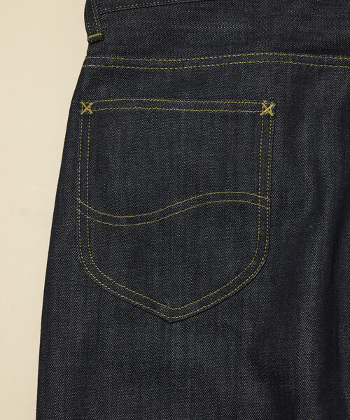 Lee(リー)の「Lee × FREAK'S STORE/リー 別注 RIDERS 101 WIDE LEG/ライダース ワンオーワンジェー ワイドレッグ パンツ デニムパンツ(デニムパンツ・メンズ・ネイビー/インディゴブルー・34/30/32)」の13枚目の写真