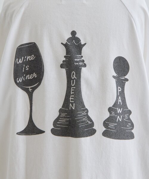 ear PAPILLONNER(イアパピヨネ)の「Kendai×SUM1 STYLE別注ロングTシャツ【SUM1 STYLE】(Tシャツ/カットソー・レディース・ホワイト/ブラック・FREE)」の20枚目の写真