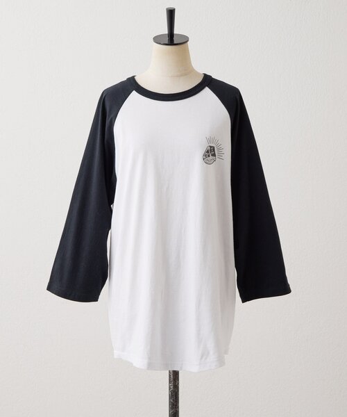 ear PAPILLONNER(イアパピヨネ)の「Kendai×SUM1 STYLE別注ロングTシャツ【SUM1 STYLE】(Tシャツ/カットソー・レディース・ホワイト/ブラック・FREE)」の10枚目の写真