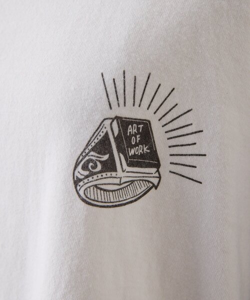 ear PAPILLONNER(イアパピヨネ)の「Kendai×SUM1 STYLE別注ロングTシャツ【SUM1 STYLE】(Tシャツ/カットソー・レディース・ホワイト/ブラック・FREE)」の6枚目の写真