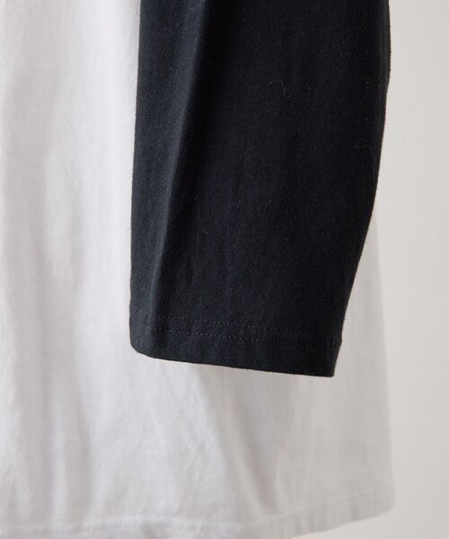 ear PAPILLONNER(イアパピヨネ)の「Kendai×SUM1 STYLE別注ロングTシャツ【SUM1 STYLE】(Tシャツ/カットソー・レディース・ホワイト/ブラック・FREE)」の4枚目の写真