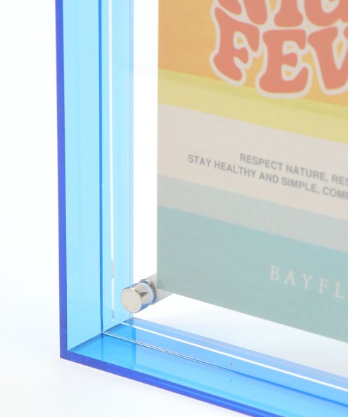 BAYFLOW（ベイフロー）の「BFアクリルフォトフレーム（フォトフレーム・レディース・ピンク/ブルー・0）」の8枚目の写真