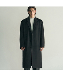 ROTEMBER（ローテンバー）の「カシミヤオーバーサイズミニマルシングルコート[ブラック]（チェスターコート）」