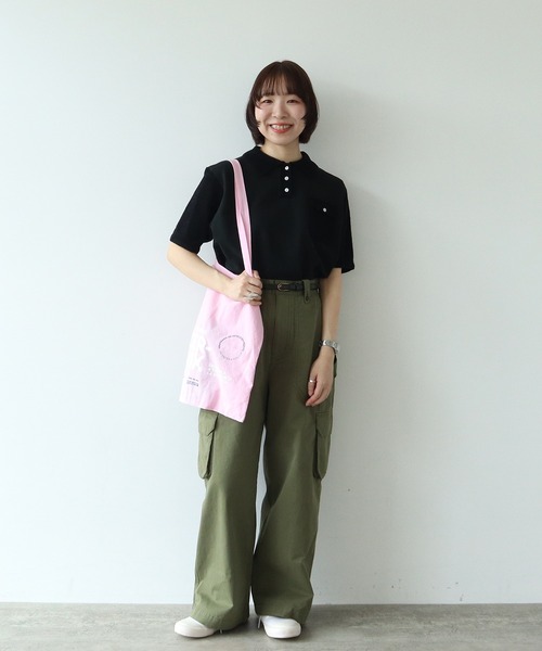 PAR ICI(パーリッシィ)の「高密度ツイル ワークパンツ(その他パンツ・レディース・ネイビー/カーキ・FREE)」の13枚目の写真