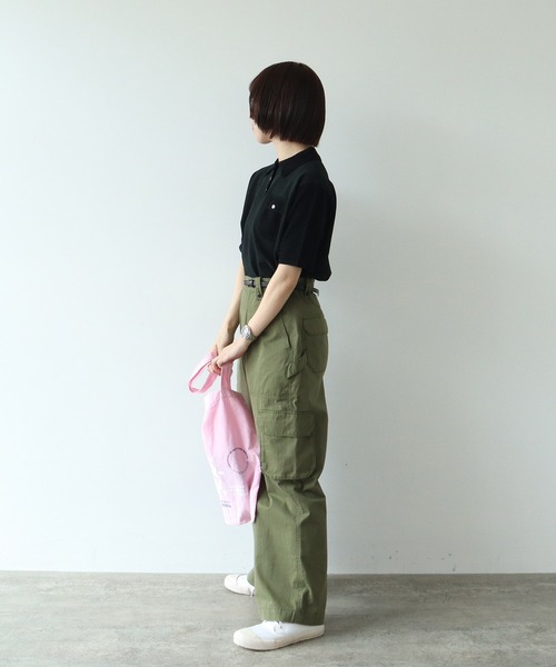 PAR ICI(パーリッシィ)の「高密度ツイル ワークパンツ(その他パンツ・レディース・ネイビー/カーキ・FREE)」の14枚目の写真