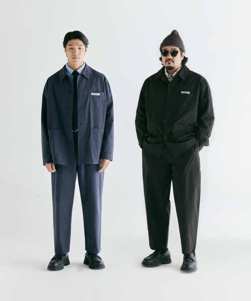BOOVOOM（ブーブーム）の「[ビッグサイズ]ワイドフィットフレンチワークパンツ（スラックス・メンズ・ブラック/ネイビー・XXL/XXXL/XL）」の3枚目の写真