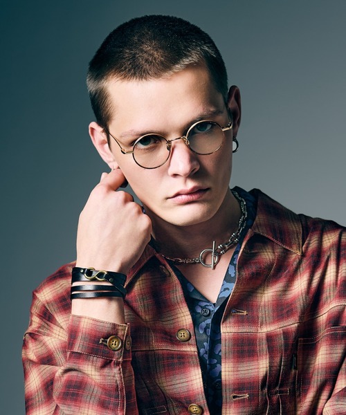 glamb（グラム）の「Timeless Teashade Sunglasses / タイムレスティーシェードサングラス（サングラス・メンズ・ゴールド/シルバー・FREE）」の6枚目の写真