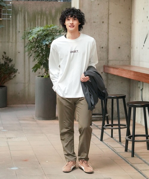 ragged mountain(ラギットマウンテン)の「【RAGGED MOUNTAIN/ラギットマウンテン】【シワになりにくい】ALBANY/オールバニ サマーパンツ 吸汗速乾 サマーイージーパンツ 驚きのストレッチ ウエストゴム・紐 旅行・ビジネス・デイリー(その他パンツ・メンズ・ブラック/ベージュ/グレイッシュブルー/カーキ・X-LARGE/LARGE/MEDIUM)」の14枚目の写真