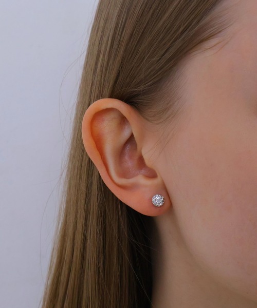 Rennet(レネット)の「一粒 スタッド ピアス(ピアス(両耳用)・レディース・シルバー・LARGE/MEDIUM/SMALL)」の13枚目の写真