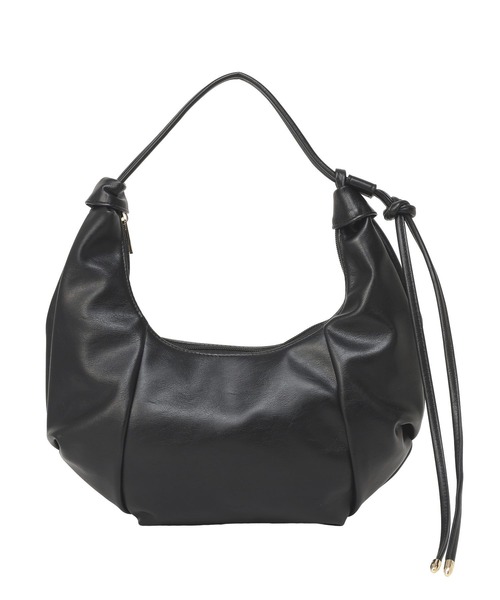 earth music&ecology(アースミュージックアンドエコロジー)の「クロワッサンバッグ(ショルダーバッグ・レディース・キャメル/ブラック/グレイッシュベージュ・FREE)」の17枚目の写真