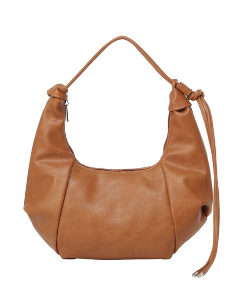 earth music&ecology(アースミュージックアンドエコロジー)の「クロワッサンバッグ(ショルダーバッグ・レディース・キャメル/ブラック/グレイッシュベージュ・FREE)」の18枚目の写真