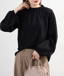 comoely closet ギャザーが華やぐトップス 長袖