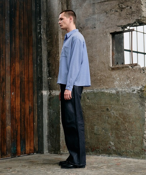 6(ROKU)＞GORGE SHIRT/シャツ　美品 6（ロク）の「＜6(ROKU)＞GORGE SHIRT/シャツ（シャツ/ブラウス）」 - WEAR