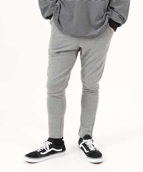 Relation(リレーション)の「ポンチサルエルテーパードパンツ(スウェットパンツ・メンズ・ネイビー/ブラック/グレー/チャコールグレー/カーキ・XL/M/L/S)」の10枚目の写真