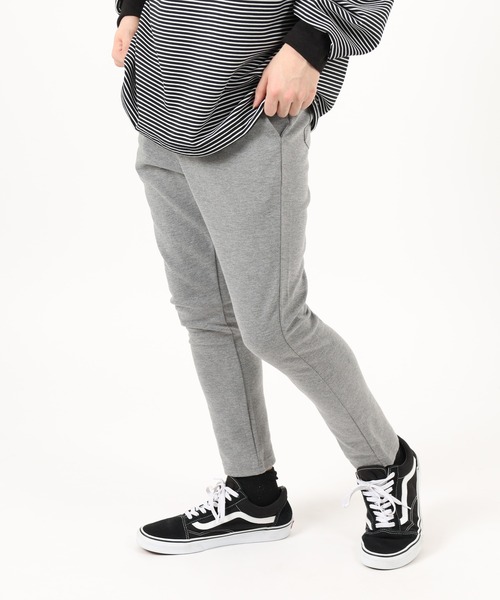 Relation(リレーション)の「ポンチサルエルテーパードパンツ(スウェットパンツ・メンズ・ネイビー/ブラック/グレー/チャコールグレー/カーキ・XL/M/L/S)」の8枚目の写真