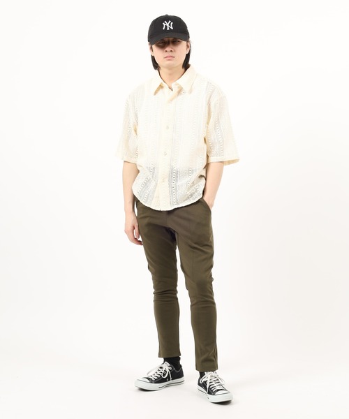 Relation(リレーション)の「ポンチサルエルテーパードパンツ(スウェットパンツ・メンズ・ネイビー/ブラック/グレー/チャコールグレー/カーキ・XL/M/L/S)」の22枚目の写真