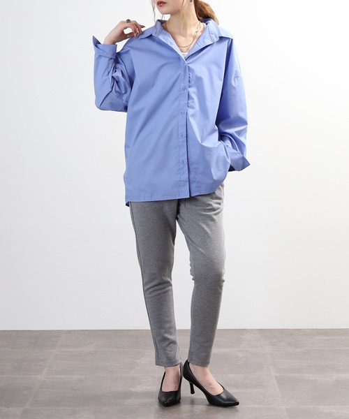 Relation(リレーション)の「ポンチサルエルテーパードパンツ(スウェットパンツ・メンズ・ネイビー/ブラック/グレー/チャコールグレー/カーキ・XL/M/L/S)」の18枚目の写真