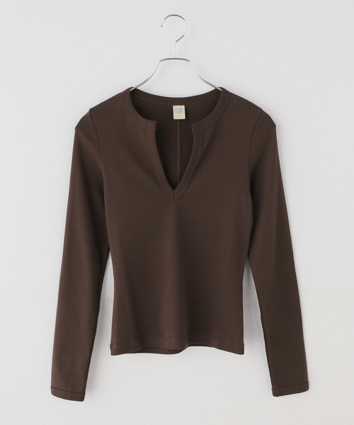 IENA（イエナ）の「FLORE FLORE/フローレフローレ IMAN LONGSLEEVE カットソー  IMA-LS（Tシャツ/カットソー・レディース・レッド/ブラウン/アイボリー・FREE）」の17枚目の写真